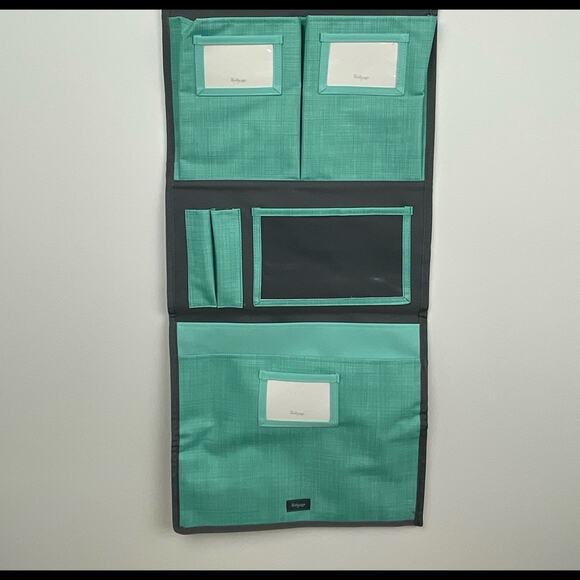 Thirty One Teal Grey Hang It Up Wall Calendar Organizer - Picture 1 of 3